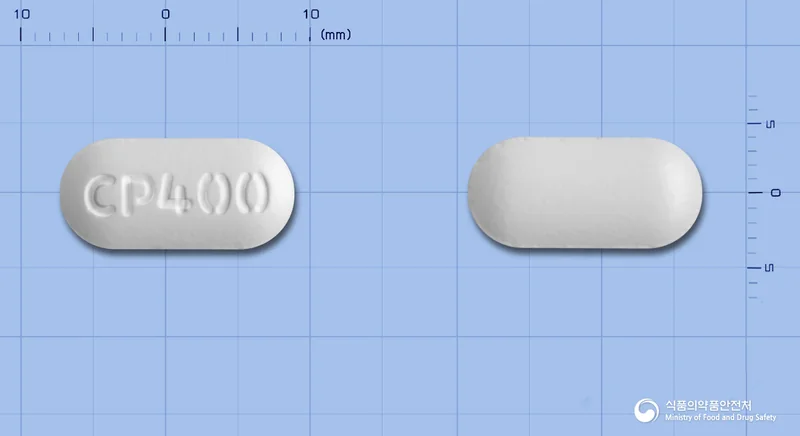 씨엠지펜톡시필린서방정400mg 실물 사진