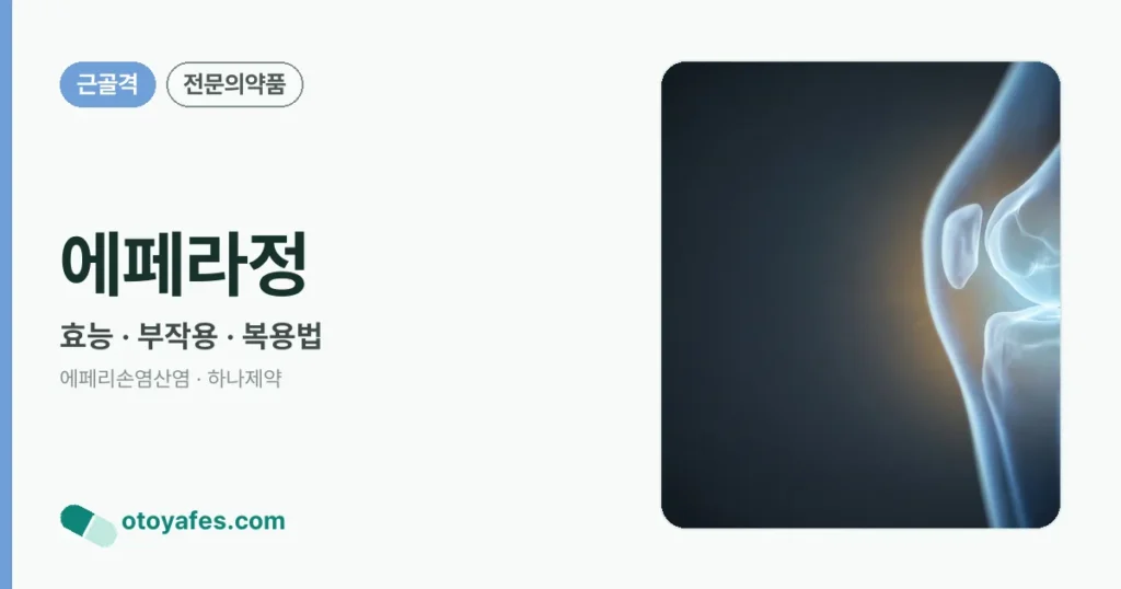 에페라정 정리 썸네일