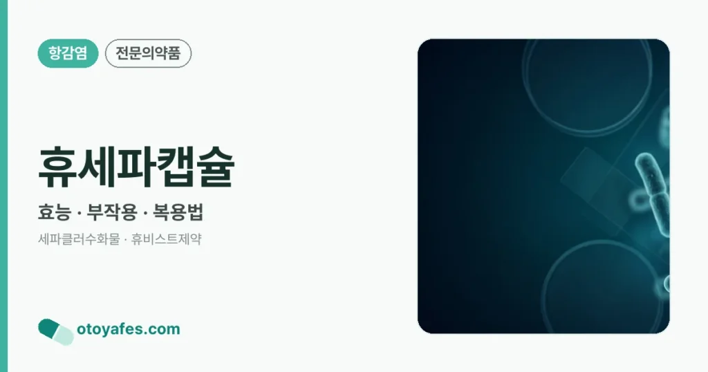 휴세파캡슐 정리 썸네일