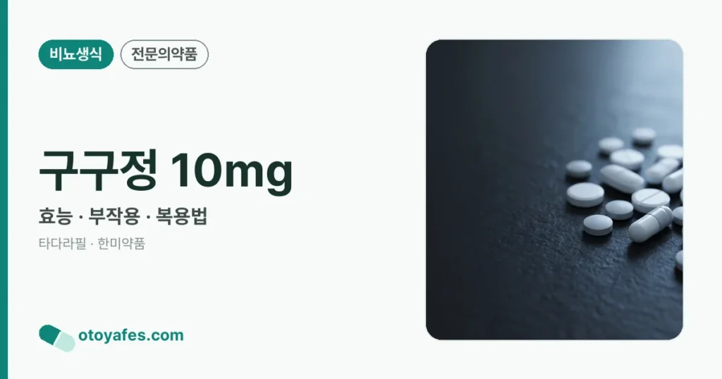 구구정 10mg 정리 썸네일