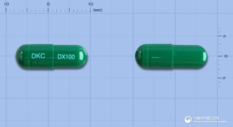 독시라마이신캡슐100mg 실물 사진