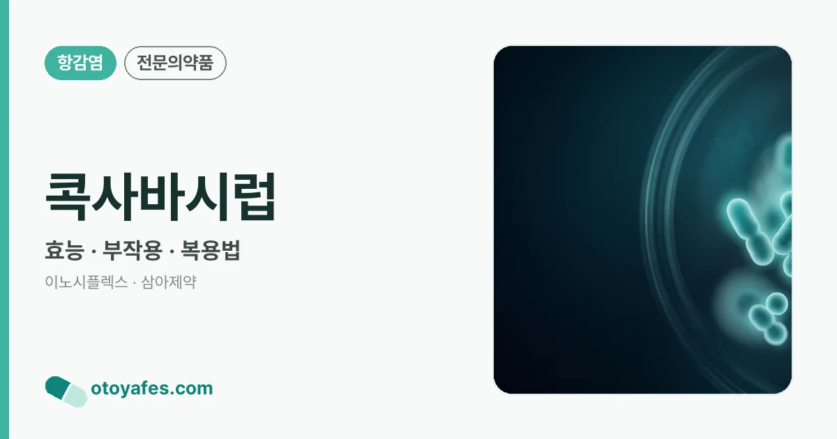 콕사바시럽 정리 썸네일