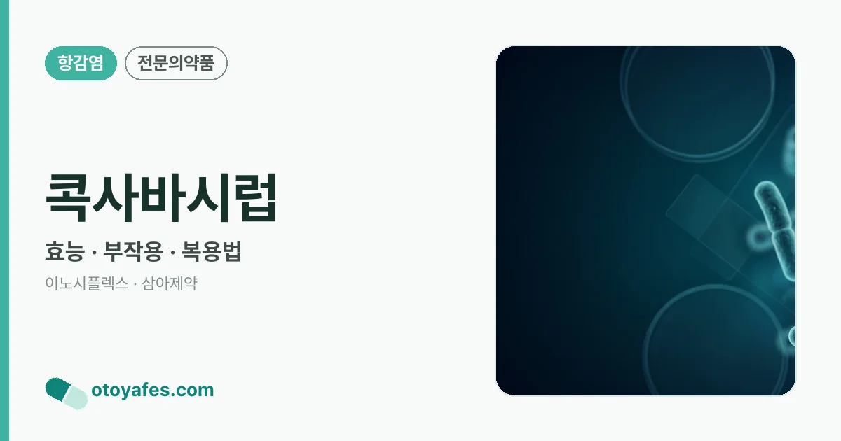 콕사바시럽 정리 썸네일