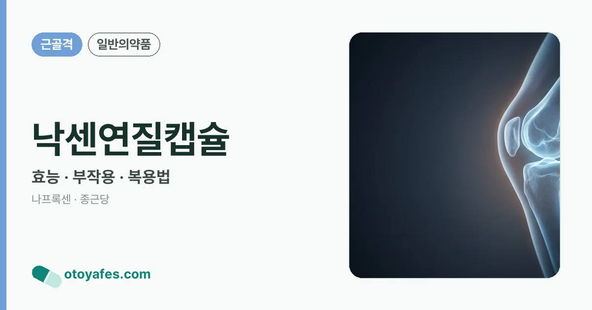낙센연질캡슐 정리 썸네일
