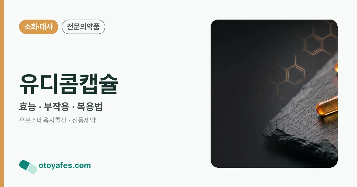 유디콤캡슐 정리 썸네일