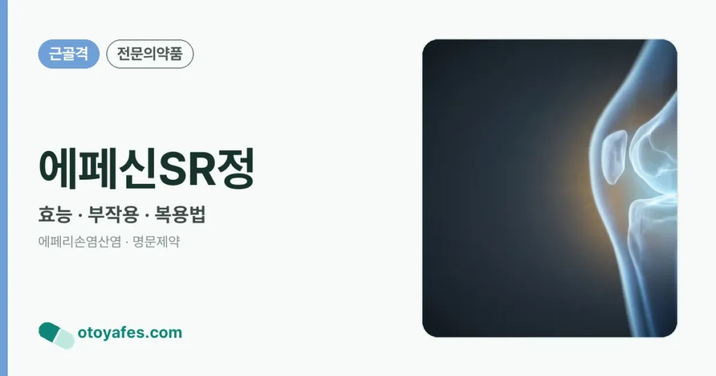 에페신SR정 정리 썸네일
