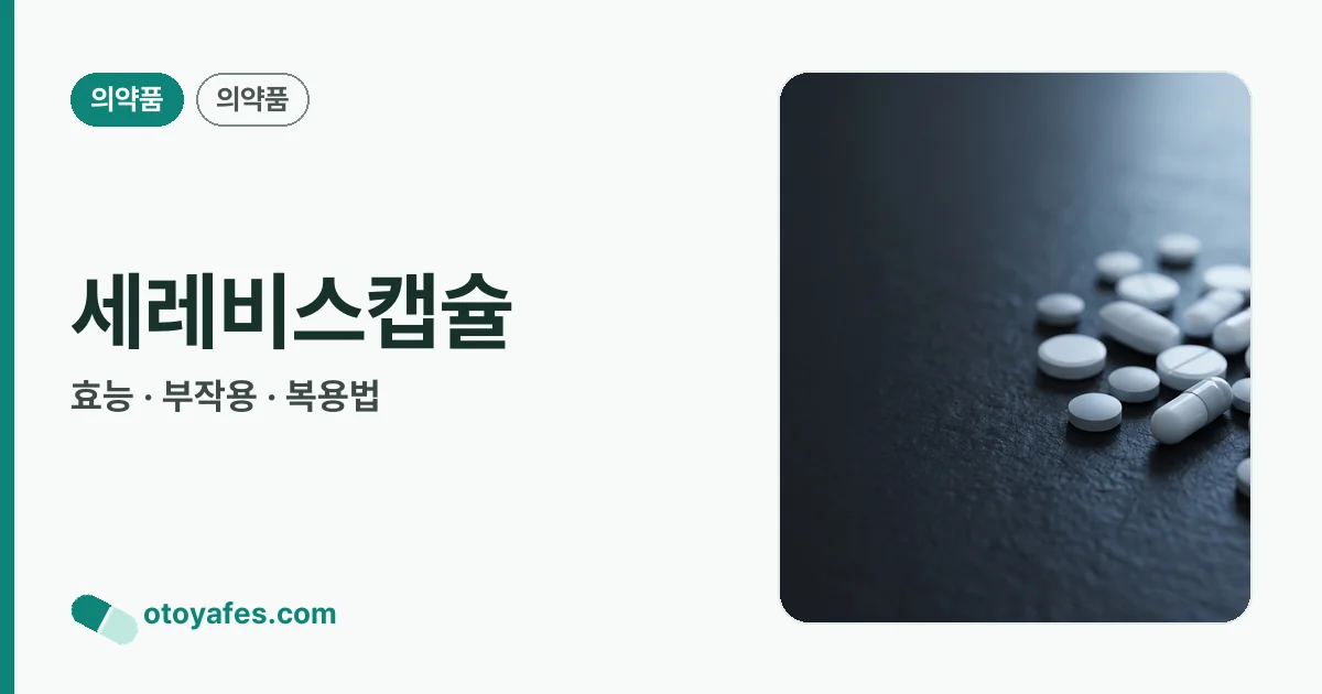 세레비스캡슐 정리 썸네일