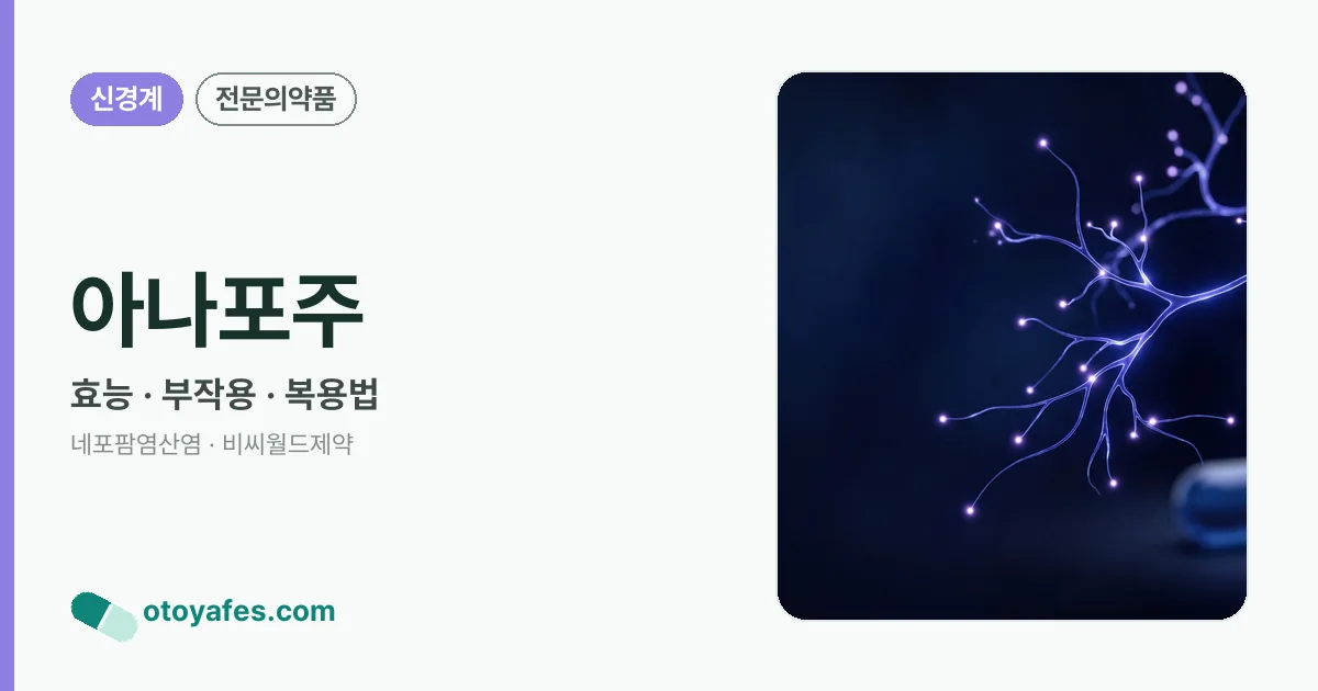아나포주 정리 썸네일