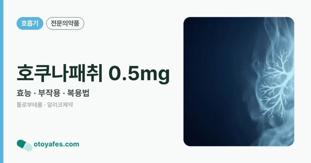 호쿠나패취 0.5mg 정리 썸네일