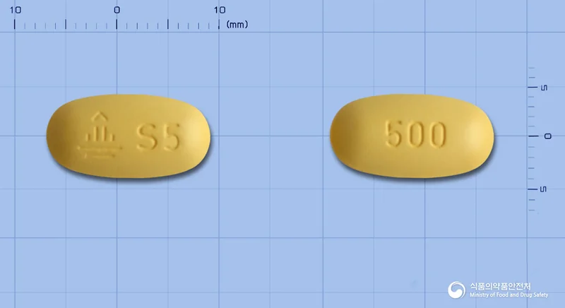 자디앙듀오정5/500밀리그램 실물 사진