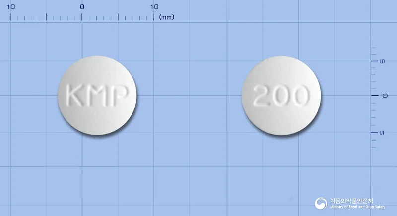 피엠에스쿠에티아핀정200mg 실물 사진