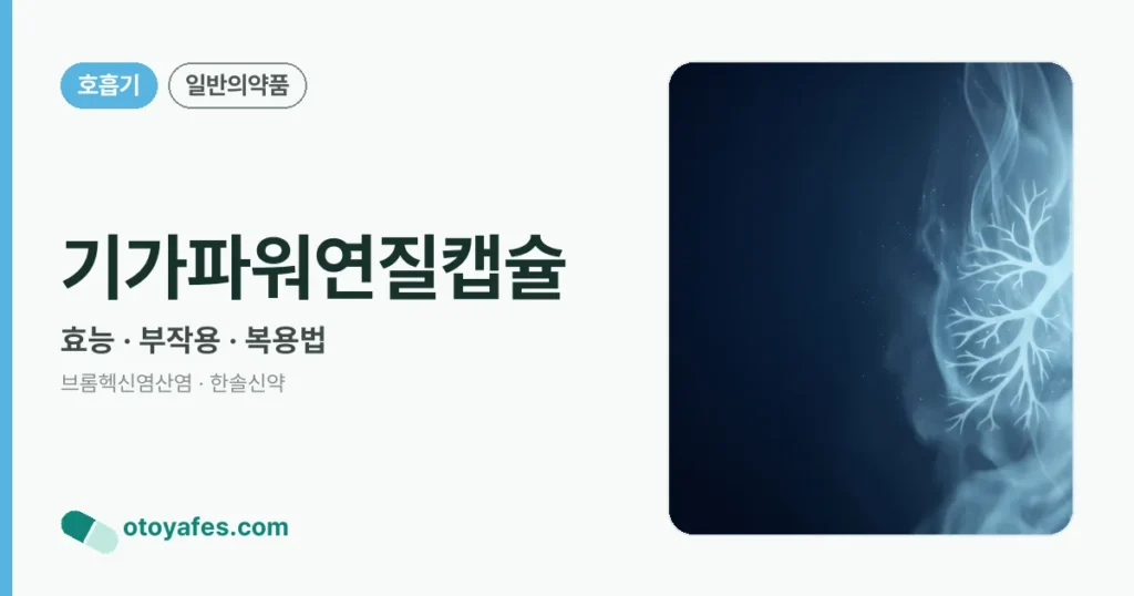 기가파워연질캡슐 정리 썸네일