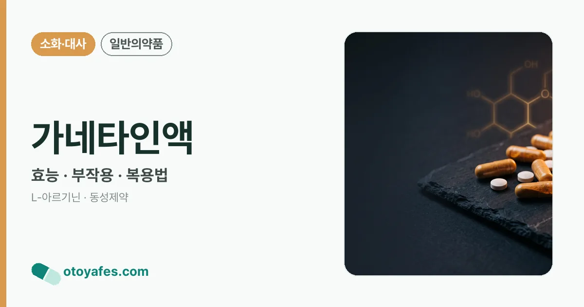 가네타인액 정리 썸네일