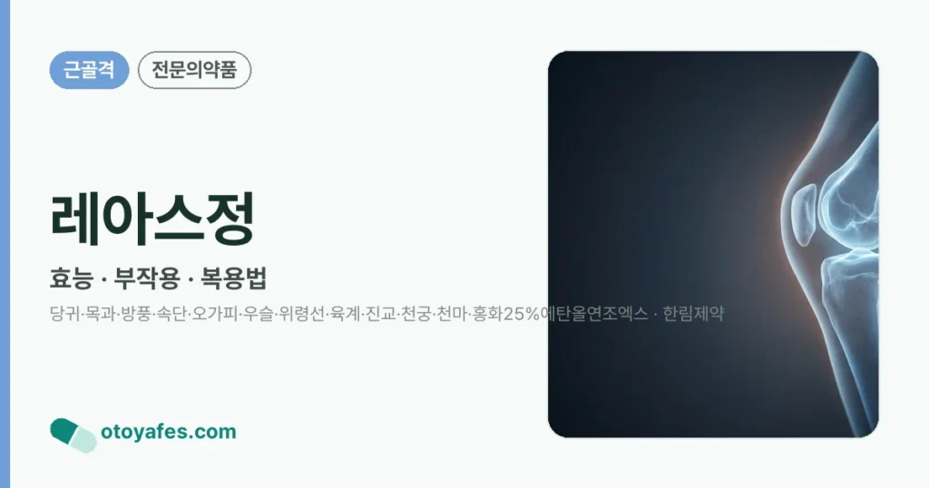 레아스정 정리 썸네일
