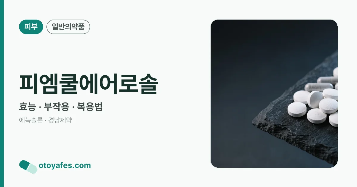 피엠쿨에어로솔 정리 썸네일
