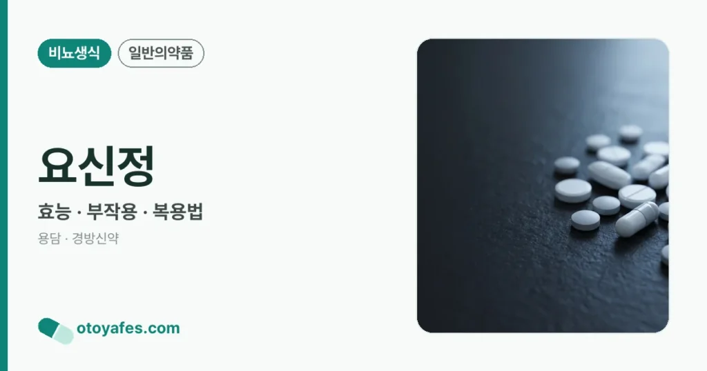 요신정 정리 썸네일