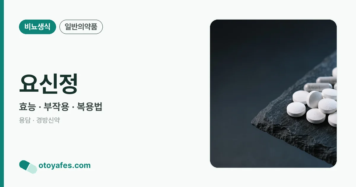요신정 정리 썸네일