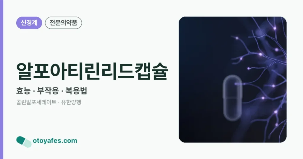 알포아티린리드캡슐 정리 썸네일