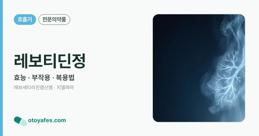레보티딘정 정리 썸네일