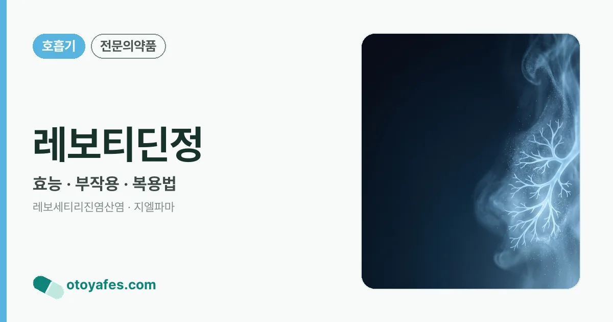 레보티딘정 정리 썸네일