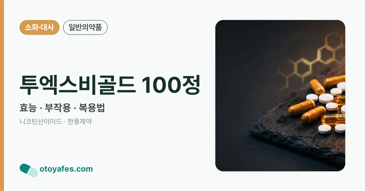 투엑스비골드 100정 정리 썸네일