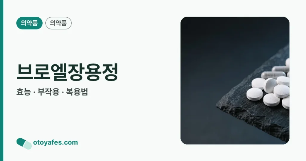 브로엘장용정 정리 썸네일