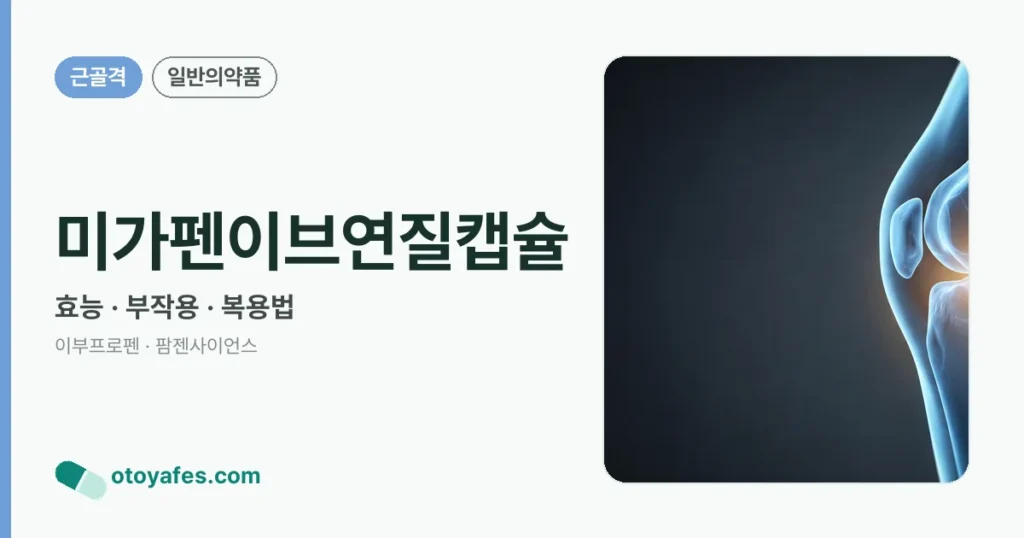 미가펜이브연질캡슐 정리 썸네일