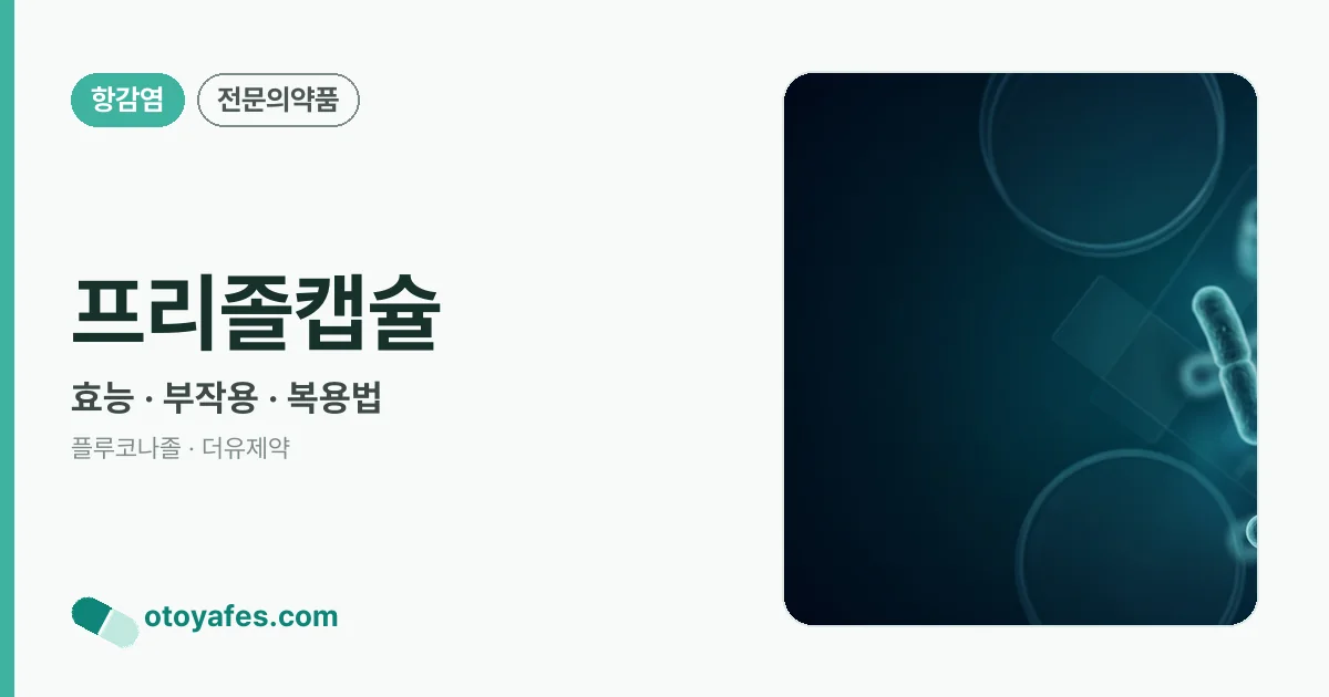프리졸캡슐 정리 썸네일