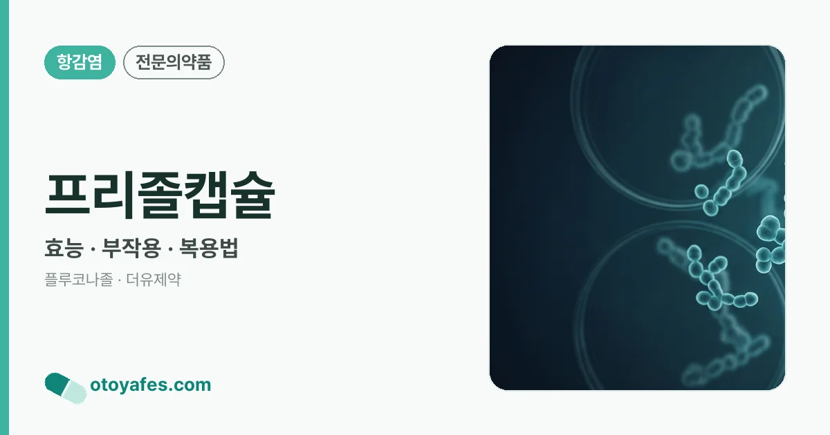 프리졸캡슐 정리 썸네일