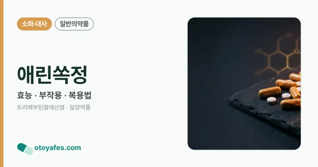애린쏙정 정리 썸네일