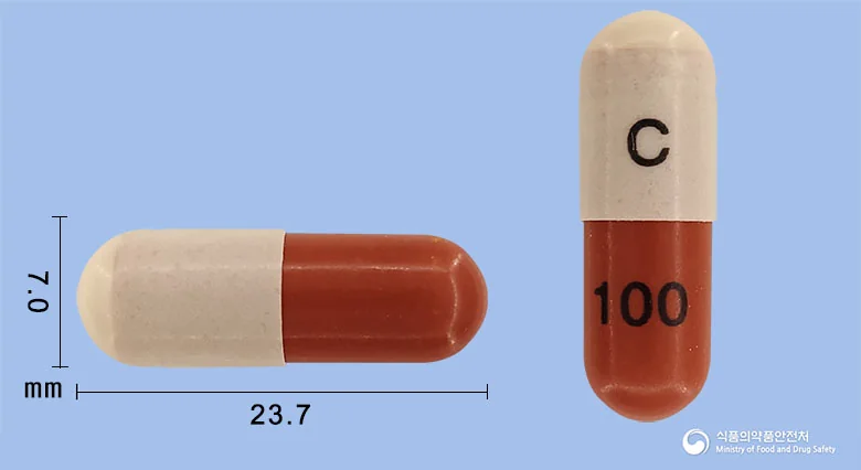 크레셈바캡슐100mg 실물 사진