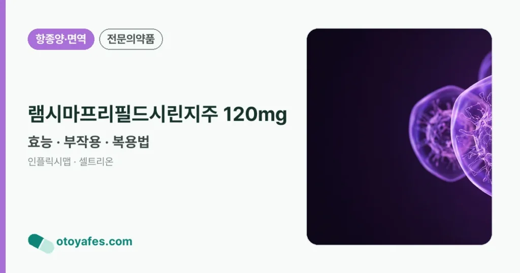 램시마프리필드시린지주 120mg 정리 썸네일