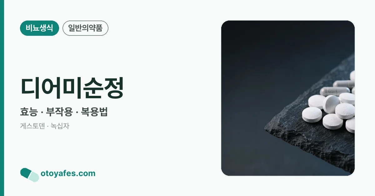 디어미순정 정리 썸네일