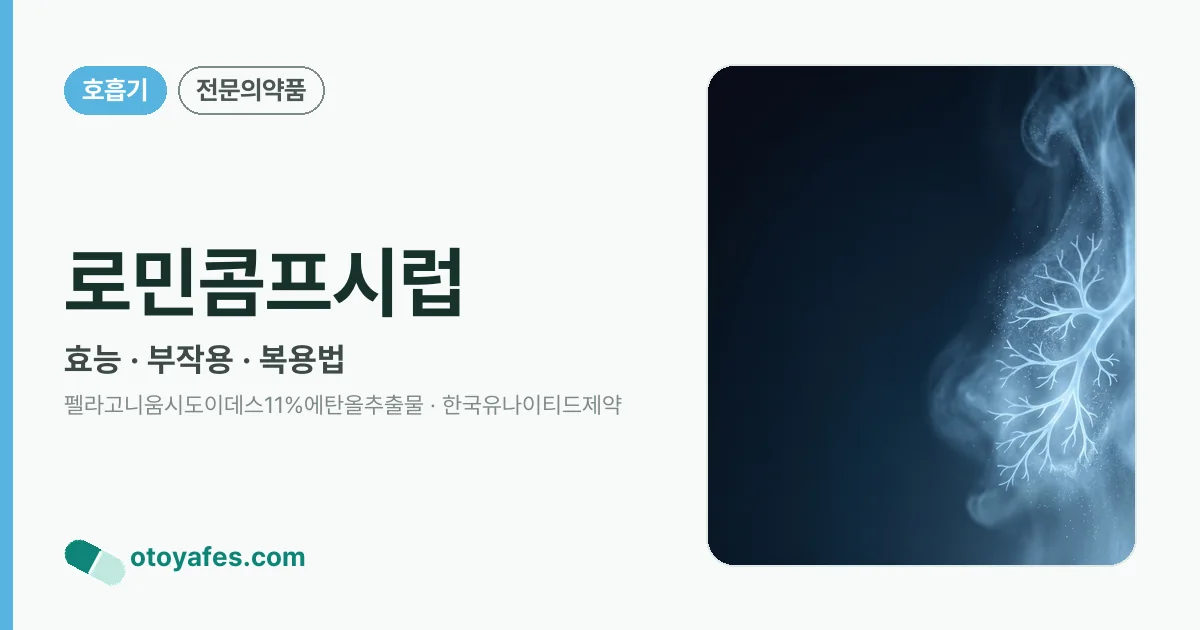 로민콤프시럽 정리 썸네일