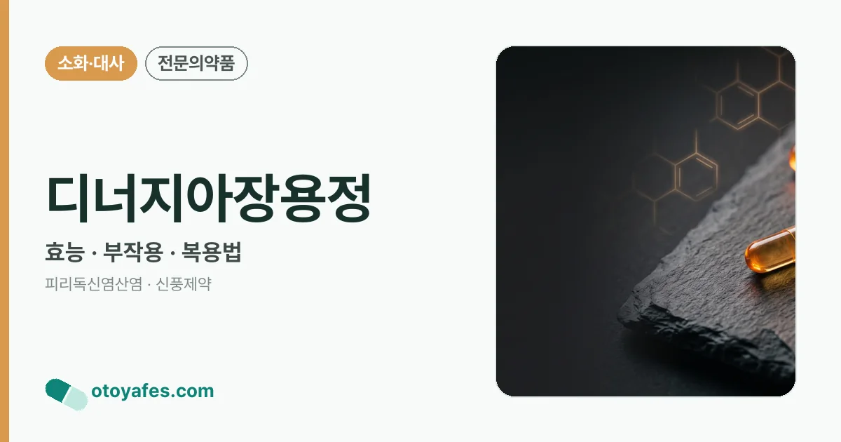디너지아장용정 정리 썸네일