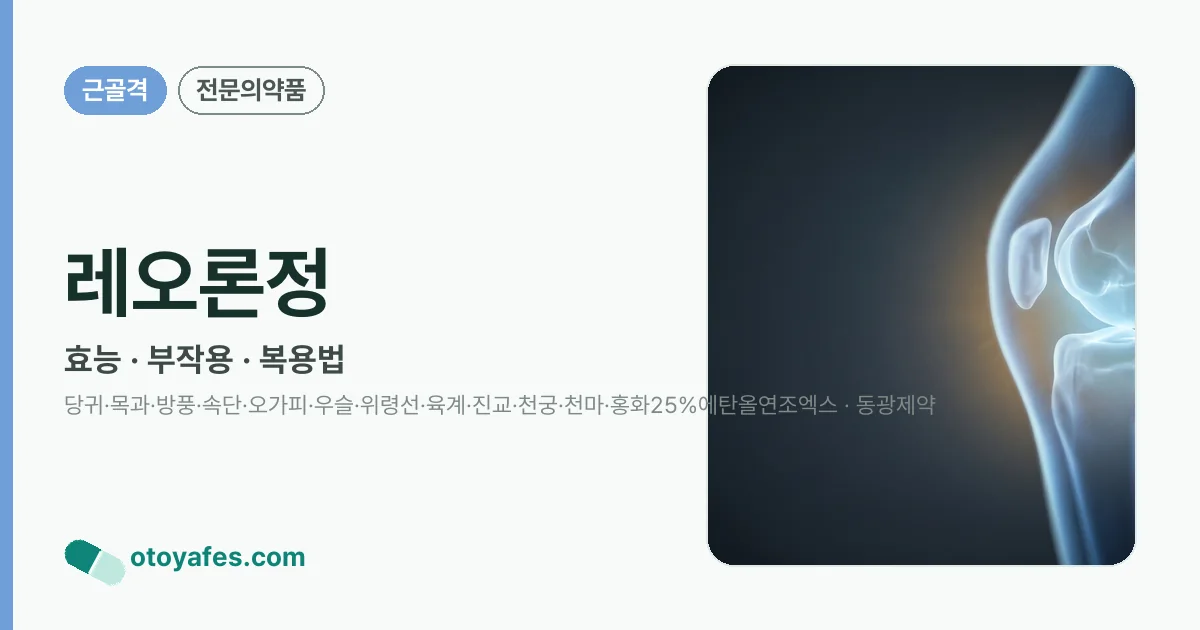 레오론정 정리 썸네일