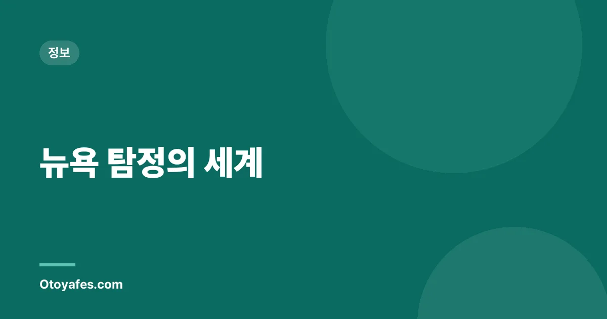 뉴욕 탐정의 세계