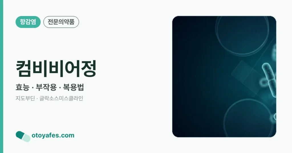 컴비비어정 효능과 부작용, 복용법