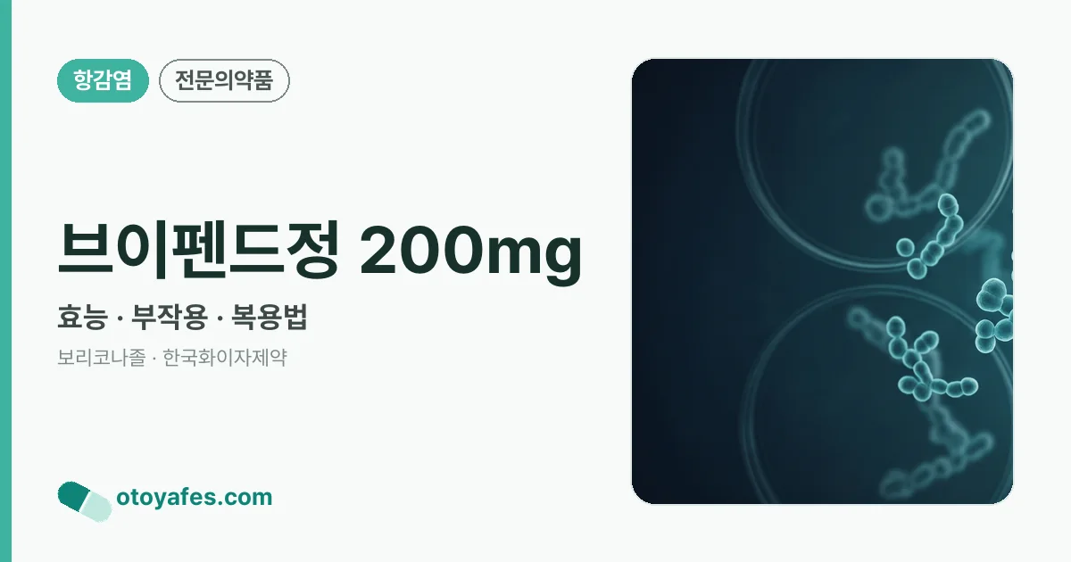 브이펜드정 200mg 정리 썸네일