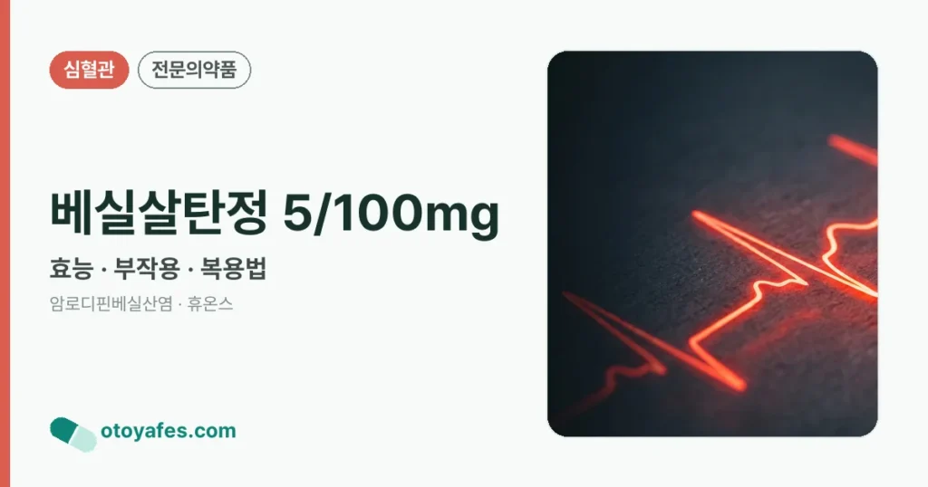 베실살탄정 5/100mg 정리 썸네일